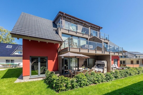 Licht appartement op de begane grond in Zingst met zuidterras en PlayStation - thumbnail 1