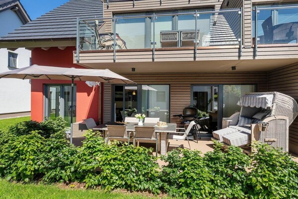 Licht appartement op de begane grond in Zingst met zuidterras en PlayStation - thumbnail 3
