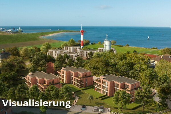 Stijlvol appartement met panoramisch zeezicht en privéstrand op Fehmarn - thumbnail 1