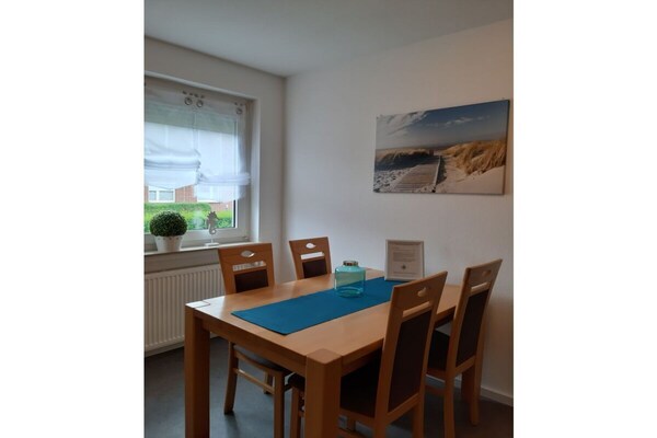 Licht appartement op Norderney – 4 personen, vlakbij het Noordstrand - thumbnail 6