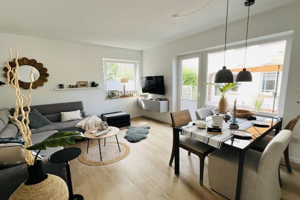 Lütje Kaap: Rustiek appartement met tuin op 300m van het centrum van Borkum - thumbnail 5