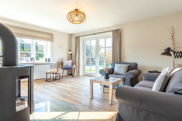 Knus appartement met tuin en houtkachel, 1600m van het strand in Wrixum - thumbnail 2