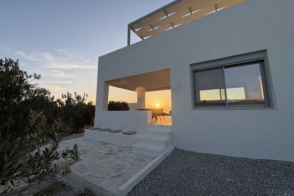 Panoramisch appartement met zee- en bergzicht in Kamilari, Kreta - thumbnail 4