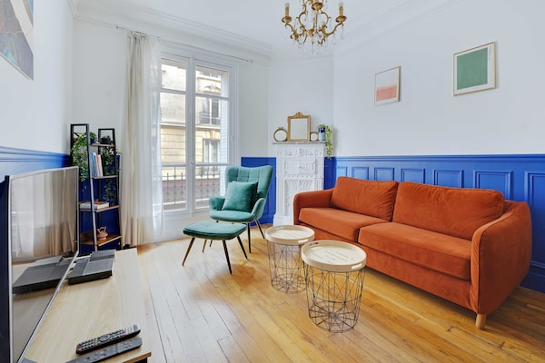 Licht appartement 15e arrondissement, vlakbij Eiffeltoren - thumbnail 1