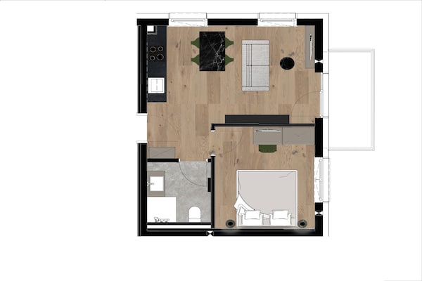 4-persoons appartement in Kirchberg in Tirol vlak bij de piste - thumbnail 6