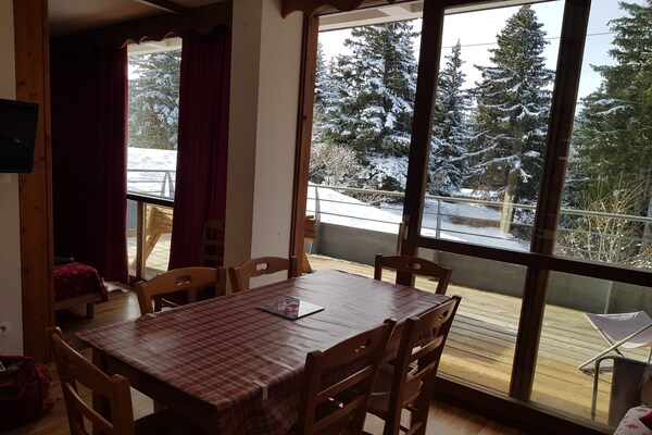 Appartement op 50m van de piste met balkon in Chamrousse - thumbnail 1