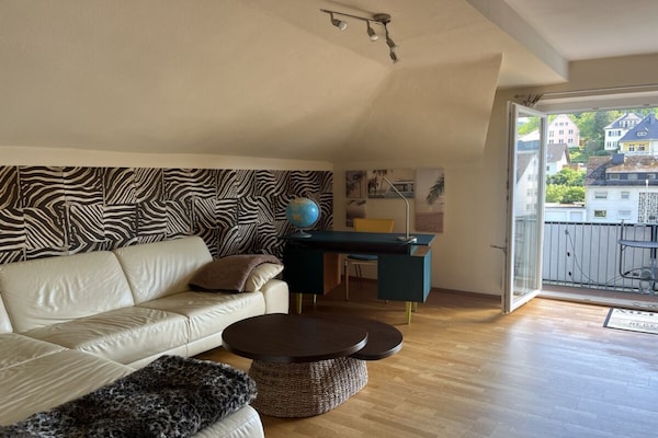Allergievriendelijk vakantiehuis met balkon op 700m van centrum Boppard - thumbnail 6