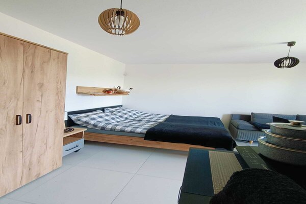 Knusse bosstudio voor 3 personen bij zee in Mielenko - thumbnail 4