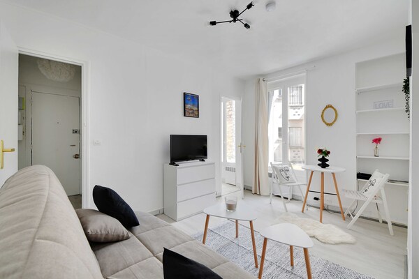 Charmante studio in levendige wijk nabij Place de la Bastille, Parijs - thumbnail 1