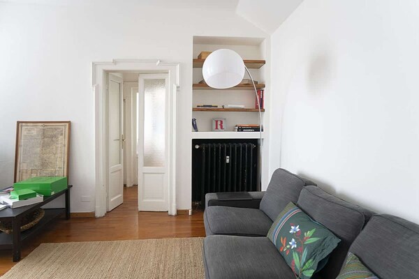 Licht appartement in bruisend Porta Romana, op 2 km van het centrum - thumbnail 6