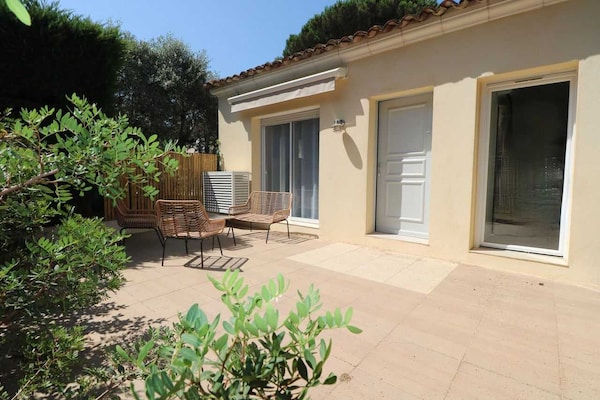 Licht appartement voor 4 in Gassin met zwembad, dichtbij Saint-Tropez - thumbnail 2