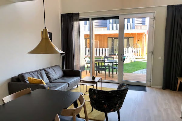 Plein 40 Lodge 21: stijlvol tiny house op 150m van Zoutelandes strand - thumbnail 2