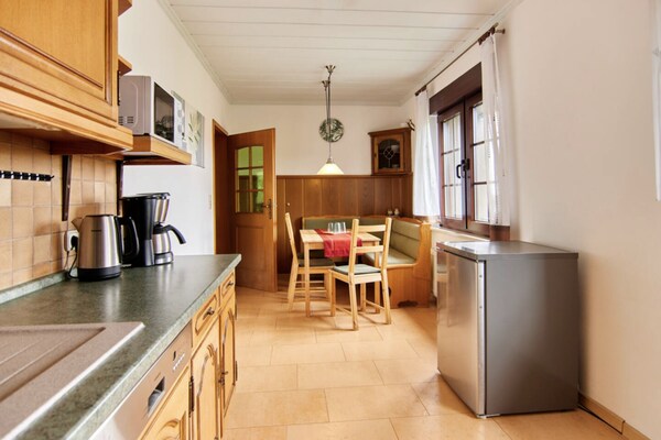 Haus Freigeist 1: Ruim appartement met tuin in Friedrichsbrunn, Harz - thumbnail 6