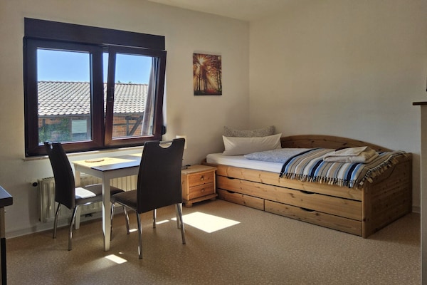 Knus 1-persoons appartement in Friedrichsbrunn, Hartz - 12m² - thumbnail 3