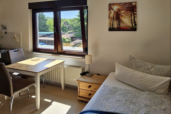Knus 1-persoons appartement in Friedrichsbrunn, Hartz - 12m² - thumbnail 4