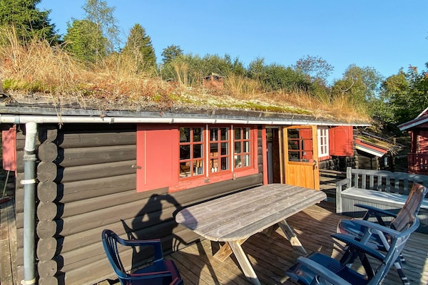 Authentiek vakantiehuis met fjordzicht en houtkachel bij Leksvik - thumbnail 3