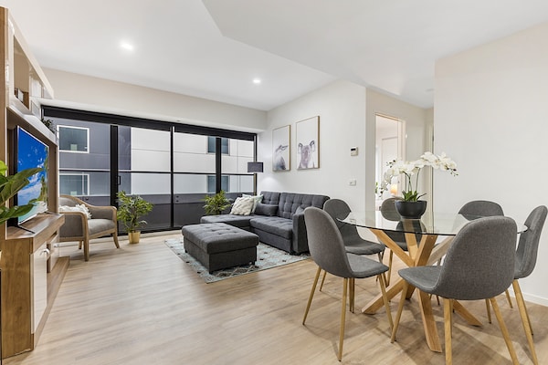 Stijlvol 2-slaapkamer appartement in Southbank met zwembad en gym - thumbnail 4