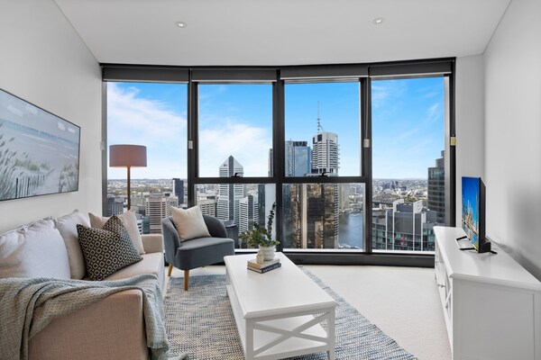 Modern appartement in Brisbane City met stadsuitzicht en zwembad - thumbnail 5