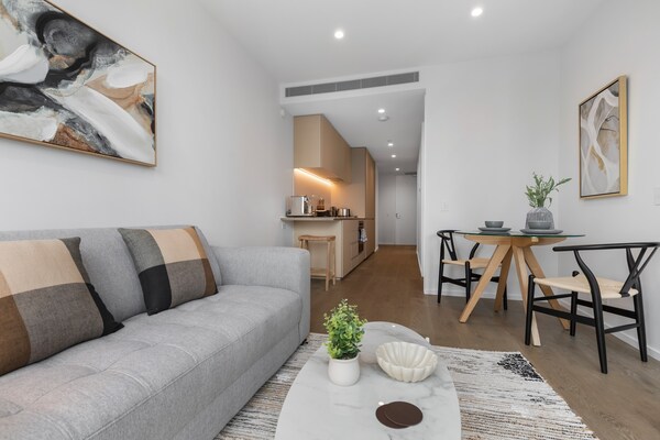 Modern appartement in Southbank met uitzicht op de skyline - thumbnail 2