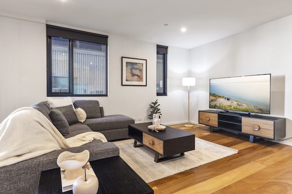 Modern appartement met oceaanzicht in Geelong - thumbnail 3