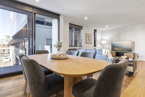 Modern appartement met oceaanzicht in Geelong - thumbnail 4