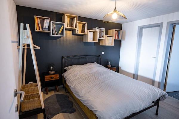 Luxe appartement in Froidchapelle met bubbelbad en vallei-uitzicht - thumbnail 3