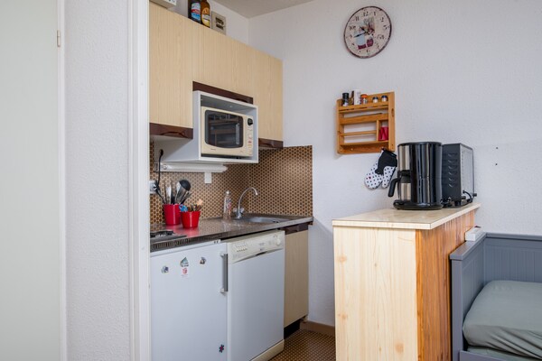Op 600 m van de piste: gezellig appartement in centrum van Allos - thumbnail 3