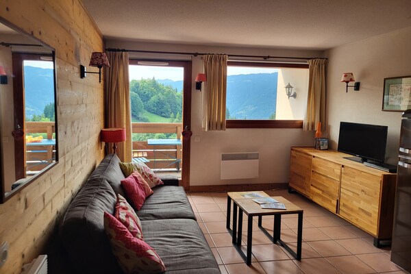 Appartement 20m van de piste in Morillon – 6 personen - thumbnail 1