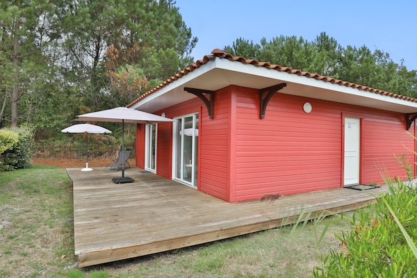 Lichte villa op 350m van het meerstrand in Parentis-en-Born - thumbnail 1
