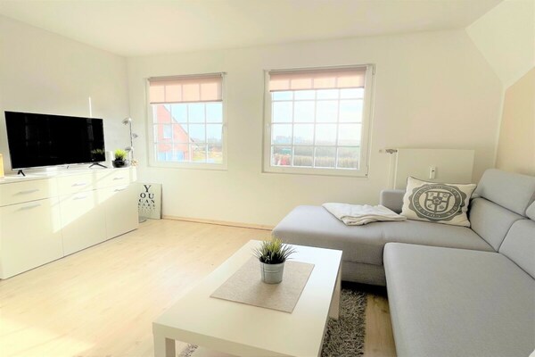 Licht appartement aan de Waddenzee met vuurtorenzicht in Juist - thumbnail 2