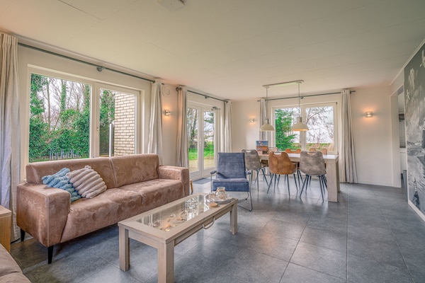 Luxe vrijstaande villa met sauna en whirlpool, 2km van strand - thumbnail 5