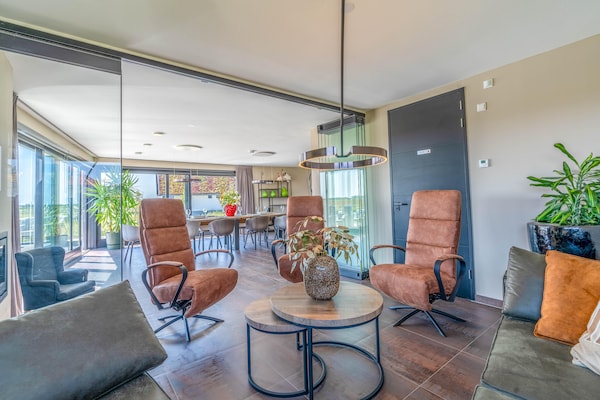 Natuurvilla Waalerburght 18: Luxe schapenboet met sauna op Texel - thumbnail 4