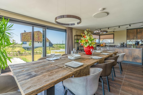 Natuurvilla Waalerburght 18: Luxe schapenboet met sauna op Texel - thumbnail 6