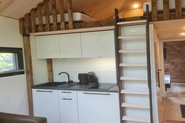 Tiny house op Camping Si-Es-An: natuurlijk genieten in Balkbrug - thumbnail 4