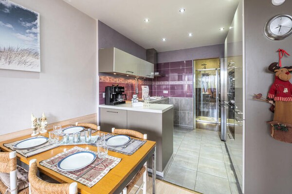 Knus appartement in Vieil Alpe met zuidbalkon, 500m van centrum - thumbnail 5