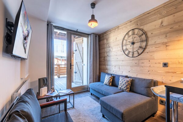 Zonnig ski-in/ski-out appartement met groot terras in Vieil Alpe, Alpe d'Huez - thumbnail 2