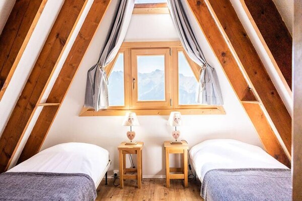 Rustiek chalet voor 8 personen in Huez met panoramisch uitzicht - thumbnail 2
