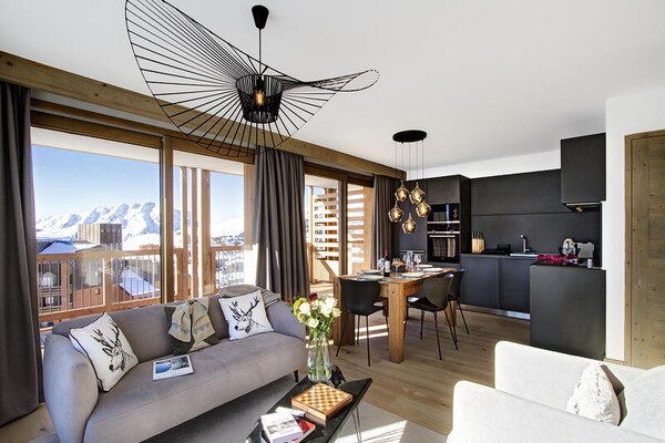 Luxe appartement met ski-in/ski-out toegang en groot balkon op het zuidwesten - thumbnail 2