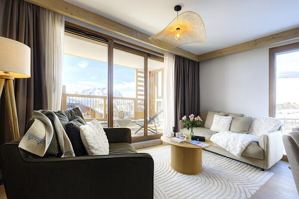 Prachtig appartement op de piste in Alpe d'Huez met zwembad en sauna - thumbnail 4