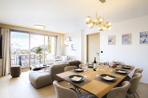 Luxe appartement in Huez met panoramisch uitzicht op de Alpen - thumbnail 5