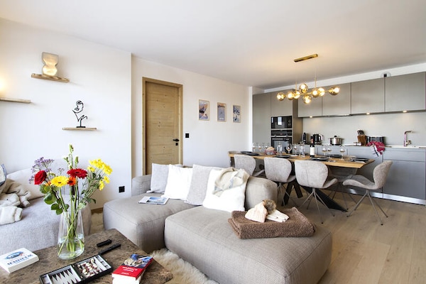 Luxe appartement in Huez met panoramisch uitzicht op de Alpen - thumbnail 6