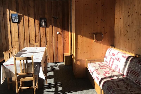 Appartement aan de piste in Arc 1600 met uitzicht op de bergen - thumbnail 3