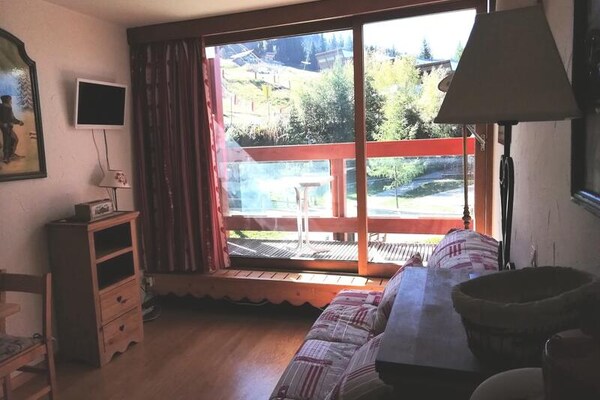 Knusse studio op de pistes in Arc 1600 met zonnig balkon op het zuiden - thumbnail 4