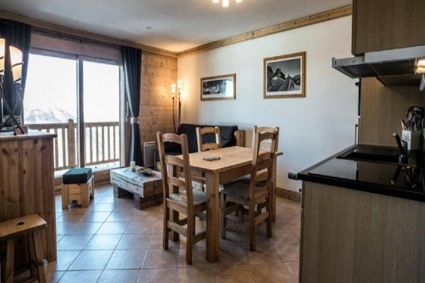 Appartement 6p met zwembad, sauna en zicht op Mont Blanc in Les Arcs 1800 - thumbnail 3