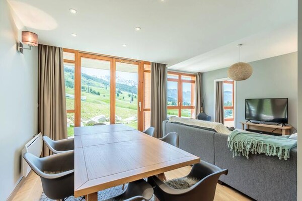 Luxe ski-in/ski-out appartement met zwembad en spa in Arc 1800 - thumbnail 4