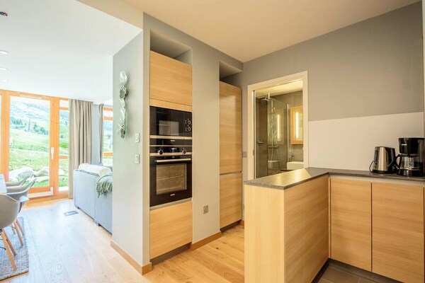 Luxe ski-in/ski-out appartement met zwembad en spa in Arc 1800 - thumbnail 6