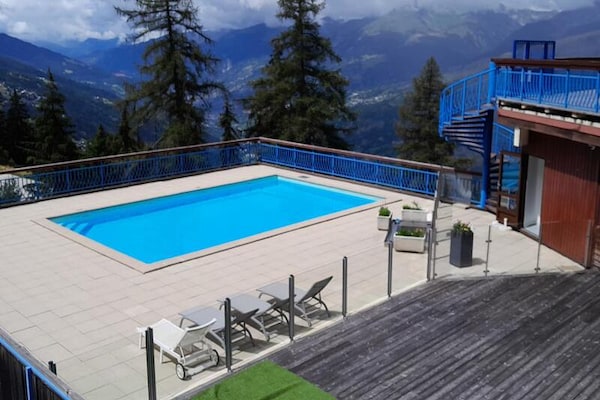 Knus appartement op 70m van de piste met zwembad in Les Arcs 1800 - thumbnail 5
