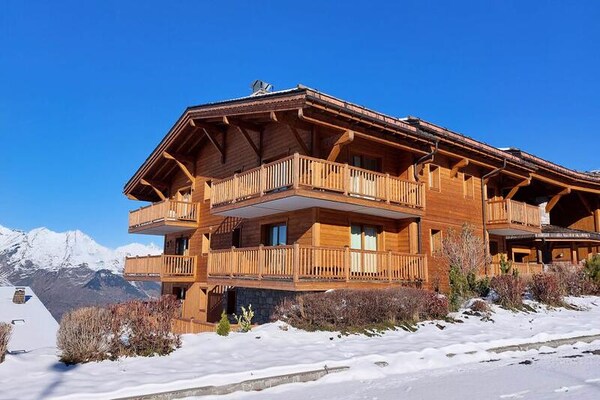 Ruim 6-persoons appartement met Mont Blanc uitzicht in Les Arcs 1800 - thumbnail 2