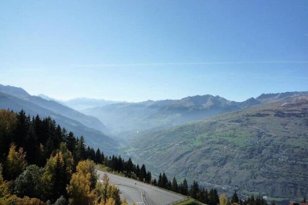 Duplexappartement op 200m van de piste in Les Arcs 1800 met panoramisch uitzicht - thumbnail 4