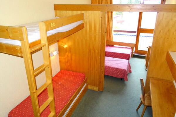 Duplexappartement op 200m van de piste in Les Arcs 1800 met panoramisch uitzicht - thumbnail 6